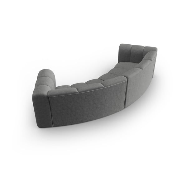 Siva sedežna garnitura 322 cm Lupine – Micadoni Home-image-3