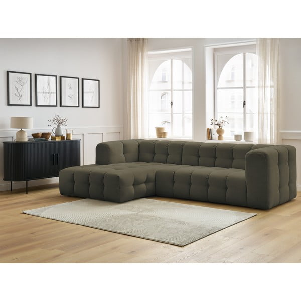 Zelena kotna sedežna garnitura Cloud – Bobochic Paris-image-1