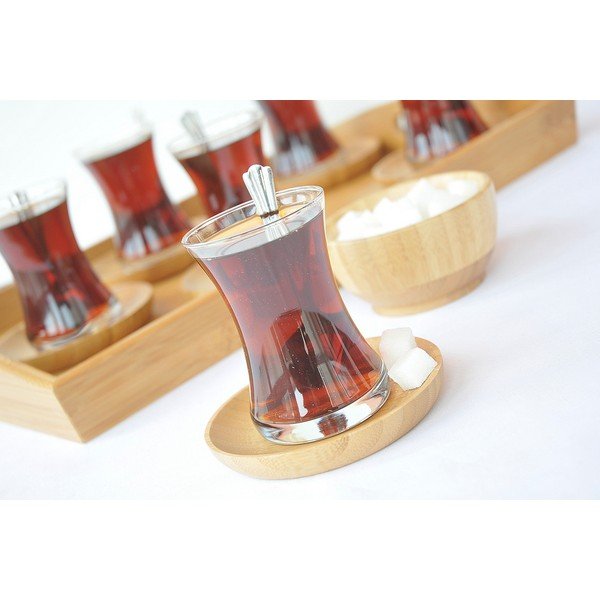 Komplet 6 podstavkov iz bambusa Bambum Silva-image-1