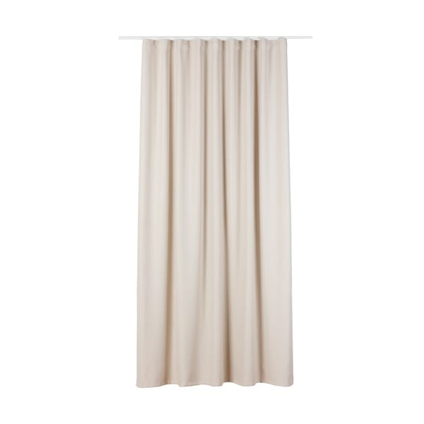 Kremno bela zavesa z drsniki 140x260 cm – Mendola Fabrics-image-2