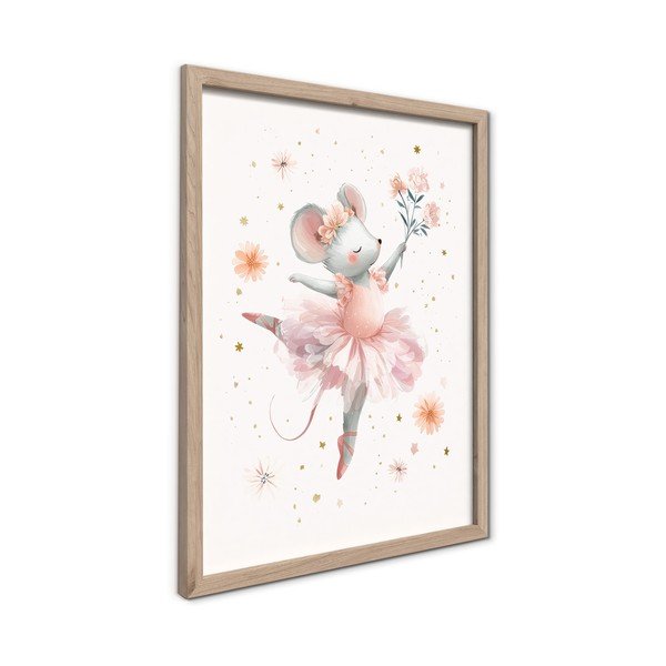 Otroška slika 30x40 cm Mouse Ballerina – Styler-image-4