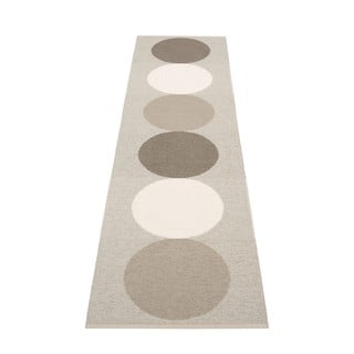Siv/kremno bel zunanji in notranji tekač 70x280 cm Otto Clay – Pappelina