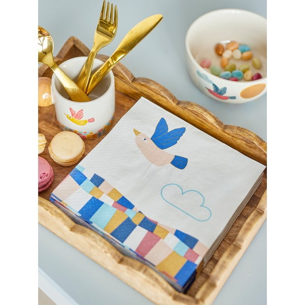 Papirnati prtički v kompletu 20 ks 33x33 cm Colorine – Bloomingville Mini-image-1