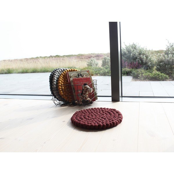Sedežna blazina iz volnenih kroglic Wooldot Ball Chair Pad , ⌀ 30 cm-image-2