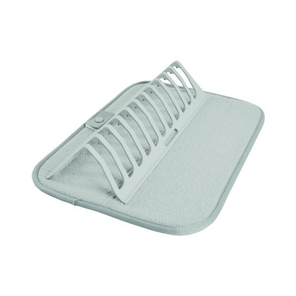 Svetlo modra plastična odcejalna podloga 36x28 cm – Homéa