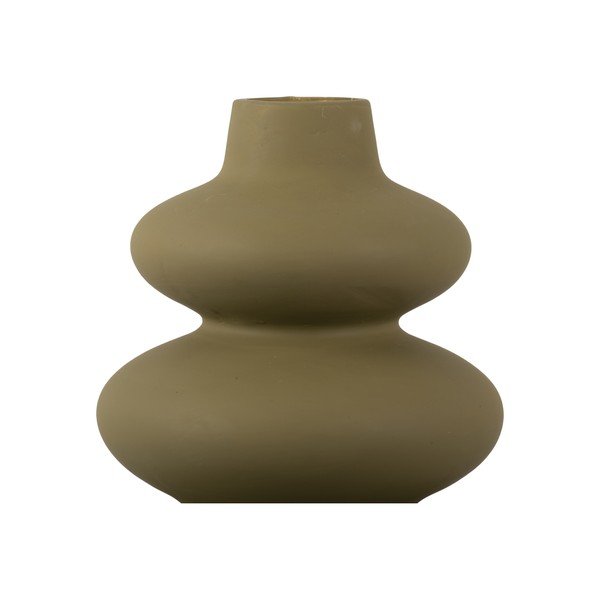 Zelena keramična vaza Karlsson Circles, višina 19,4 cm-image-3