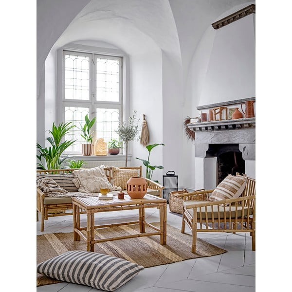 Bež/naraven bambusov vrtni kavč Sole – Bloomingville-image-1