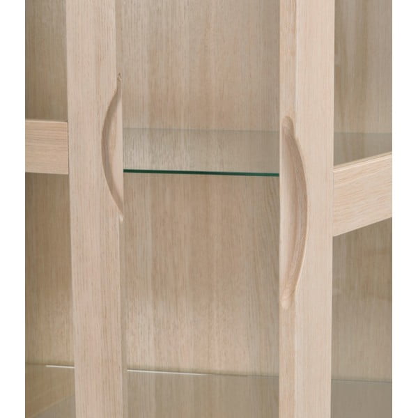 Vitrina iz hrastovega lesa  82x185 cm Filippa - Rowico-image-1