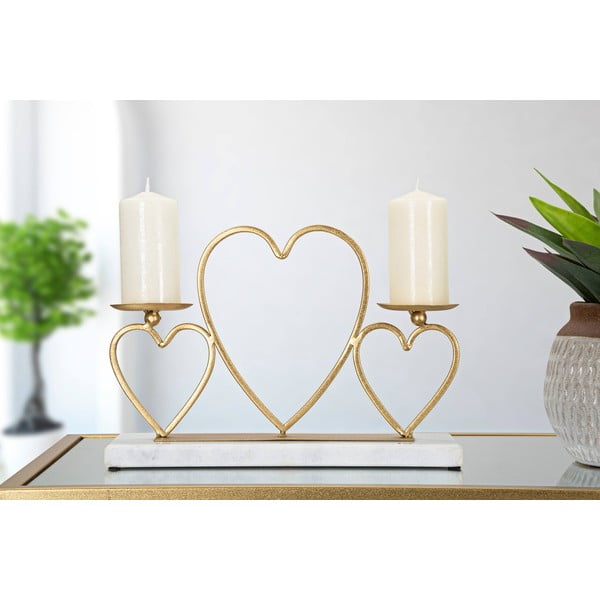 Zlato-bel svečnik Mauro Ferretti-image-1