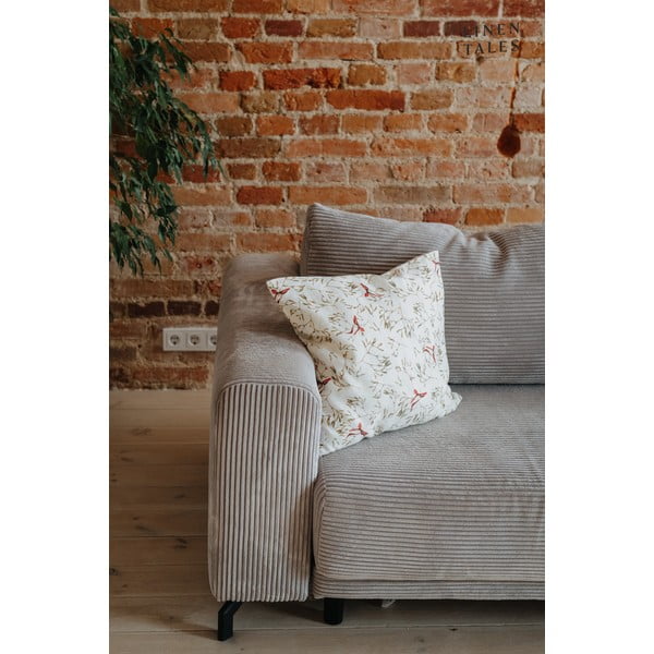 Prevleka za blazino z božičnim motivom 40x60 cm – Linen Tales-image-2