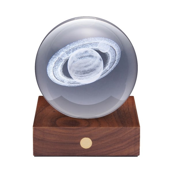 Temno rjava svetlobna dekoracija na USB Amber – Gingko