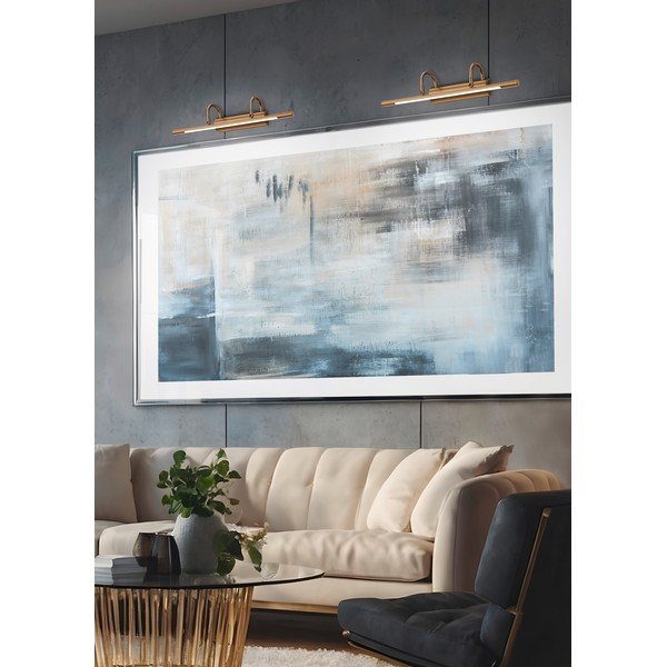 Medeninasta LED stenska svetilka Cuadro – Trio-image-1