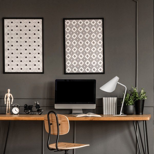 Bela namizna svetilka SULION Lisboa, višina 45 cm-image-1