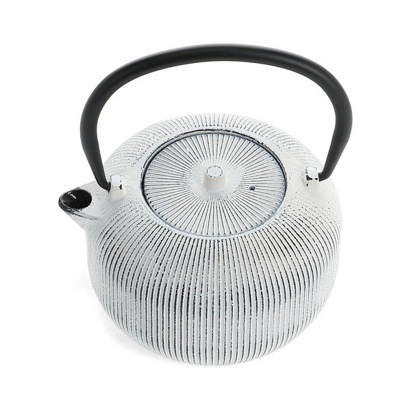 Črno-bel čajnik iz litega železa 700 ml Sencha – S|P Collection-image-3