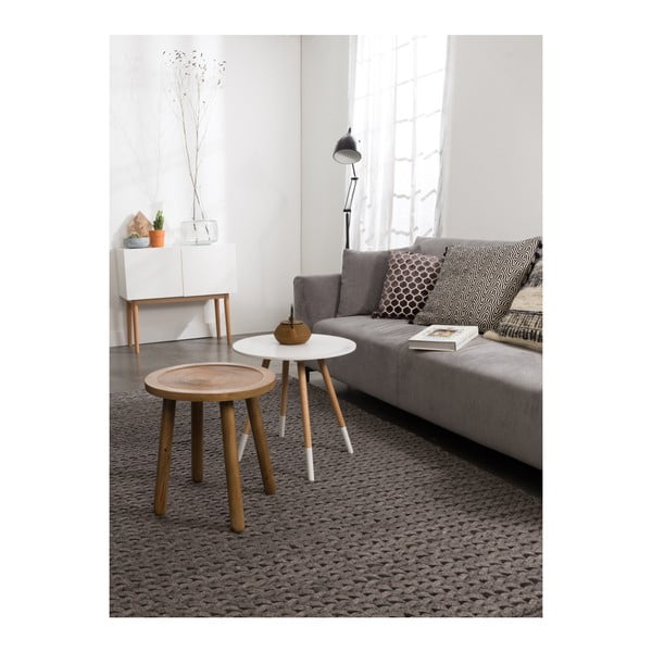 Stranska mizica iz mangovega lesa Zuiver Dendron, ⌀ 43 cm-image-1