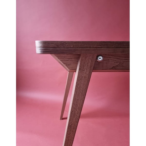 Raztegljiva jedilna miza z mizno ploščo v jesenovem dekorju 65x90 cm Envelope – Ragaba-image-2