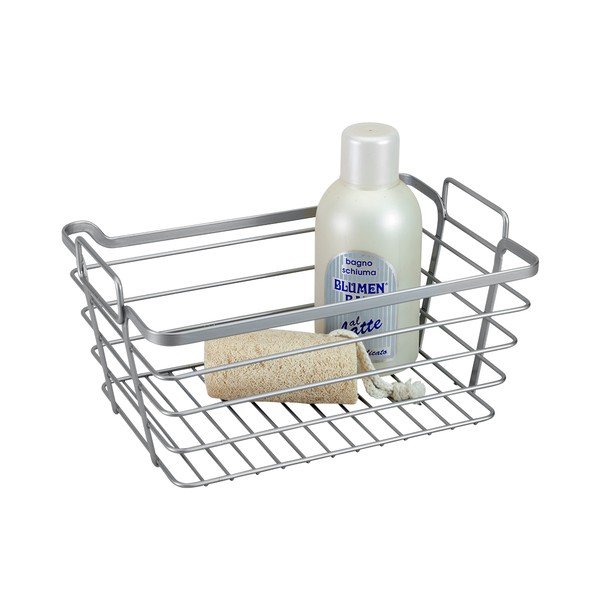 Jeklena košara za kopalnico Metaltex Basket-image-4