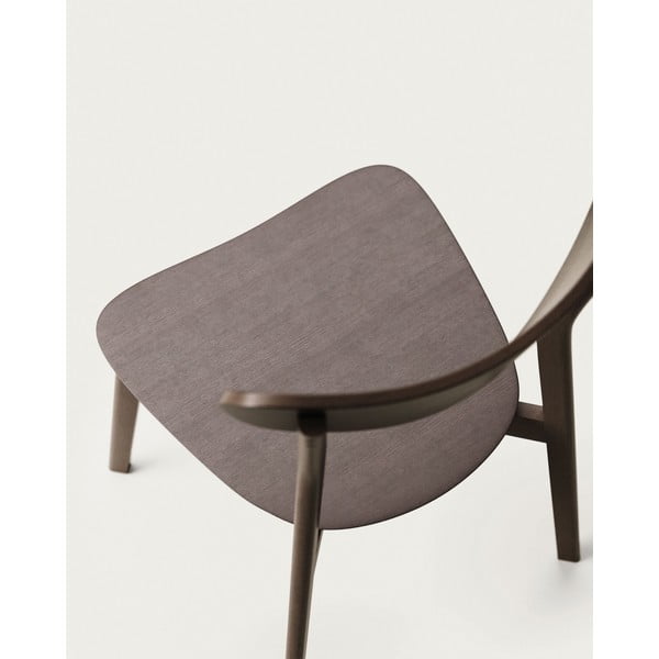 Rjavi jedilni stoli v hrastovem dekorju v kompletu 2 ks Safina – Kave Home-image-4