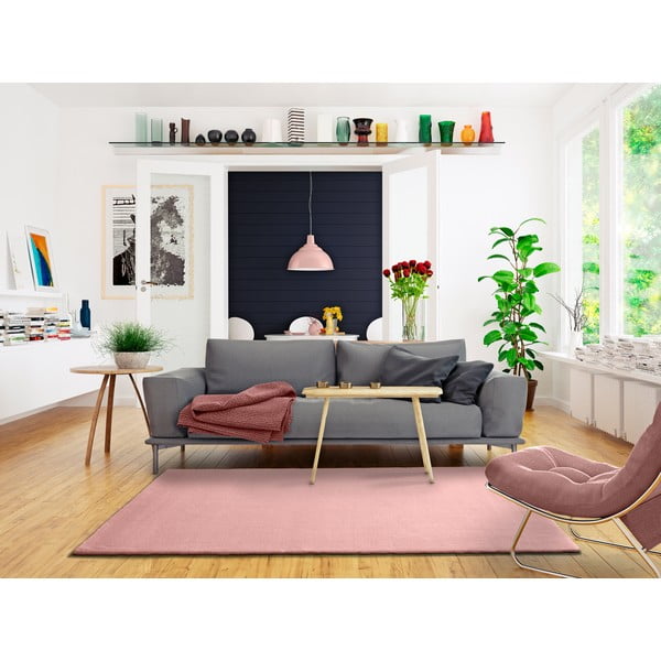 Rožnata preproga Universal Berna Liso, 60 x 110 cm-image-1