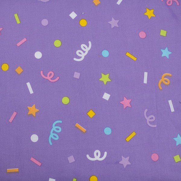 Enojna bombažna otroška posteljnina 140x200 cm Gabby's Dollhouse "Confetti" – Jerry Fabrics-image-4