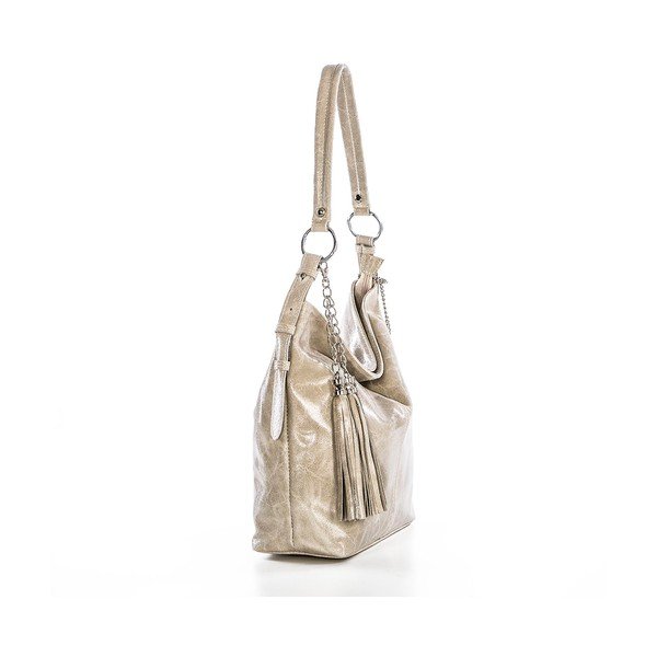 Usnjena torbica Hobo Beige-image-4