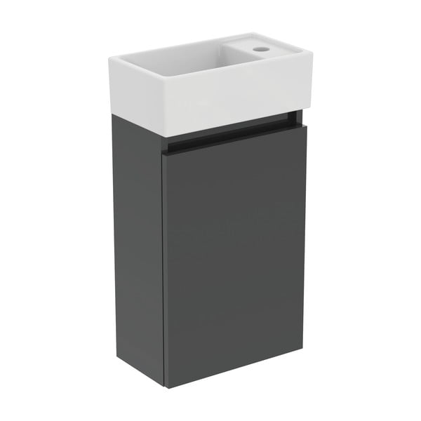 Siva stenska omarica za pod umivalnik 35x55 cm Eurovit+ – Ideal Standard-image-2