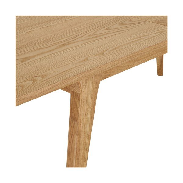 Raztegljiva jedilna miza z dodatno ploščo v hrastovem dekorju 90x180 cm Darwin – House Nordic-image-3