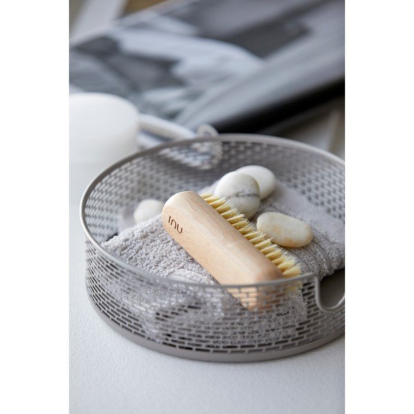 Siva kovinska košara za shranjevanje Zone Inu, ø 20 cm-image-2