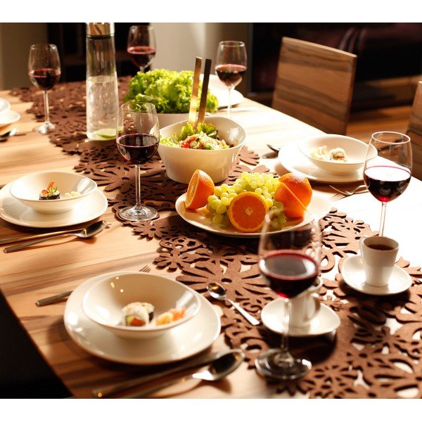 Set krožnikov in skled z vzorcem, 15 kosov-image-2