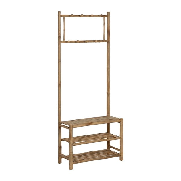 Bambusov set za hodnik v naravni barvi 70x175x32 cm Manali – Ixia