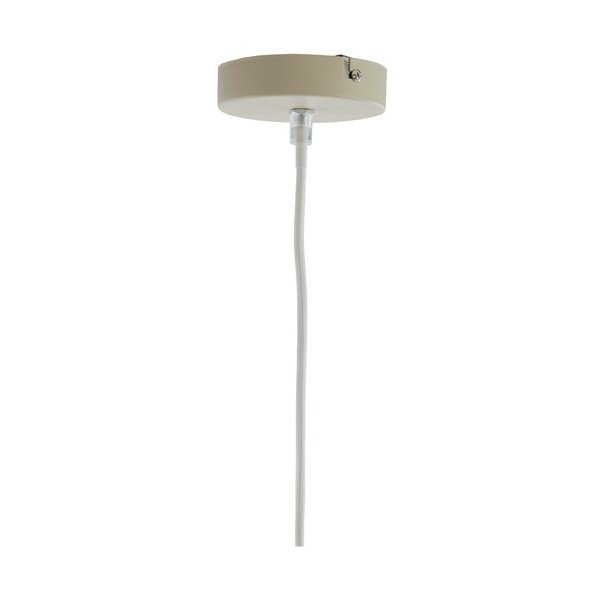 Kremno bela viseča svetilka s tekstilnim senčilom ø 10 cm Sukau – Light & Living-image-3