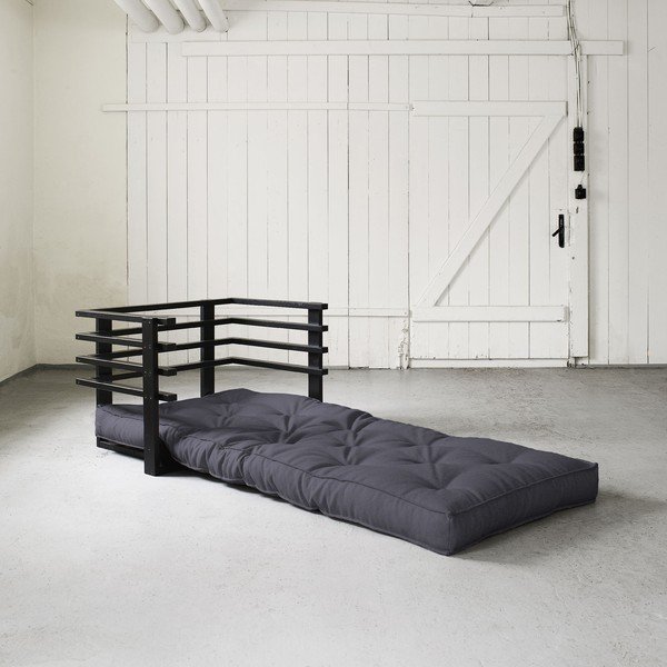 Zložljivi fotelj Karup Funk Black/Gray-image-1