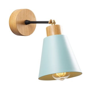Turkizna/naravna stenska svetilka ø 14 cm Manavgat – Opviq lights