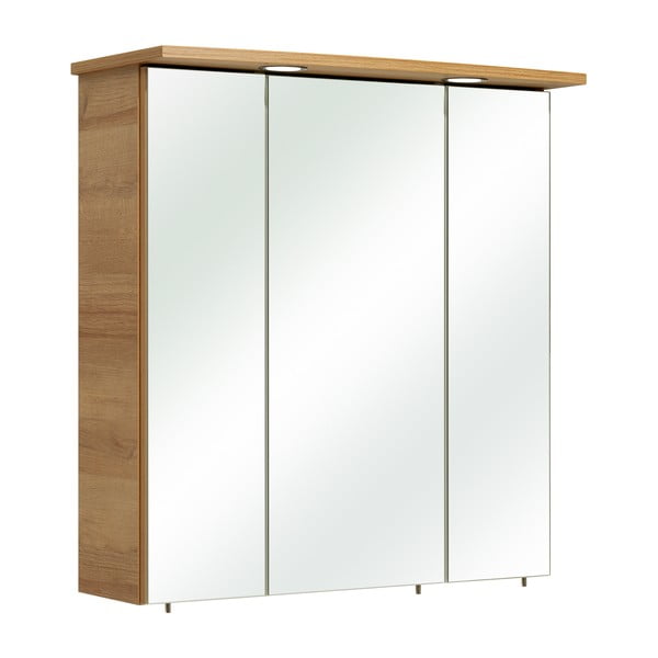 Kopalniška omarica v hrastovem dekorju v naravni barvi 72x65 cm Quickset 318 – Pelipal