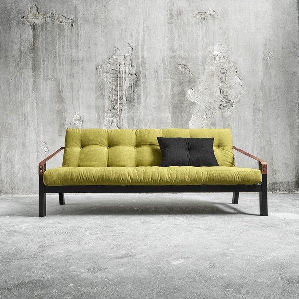 Raztegljiv kavč Karup Poetry Black/Avocado Green/Dark Grey-image-2