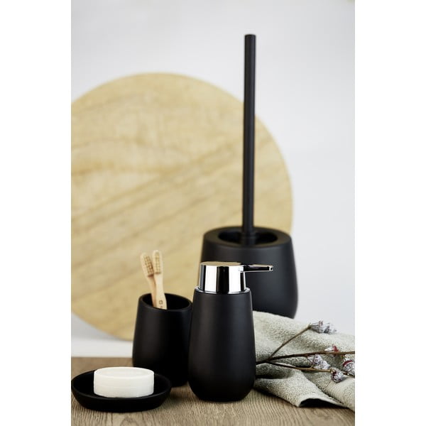 Črn dozirnik za milo Wenko Badi-image-1