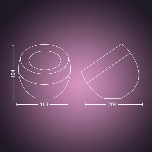 LED pametna namizna svetilka 8 W Iris – Philips Hue-image-1