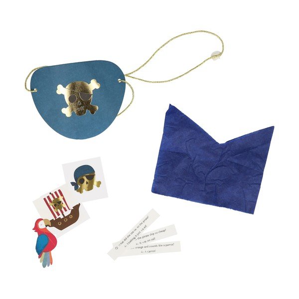 Pripomočki za praznovanja v kompletu 3 ks Pirate Skulls Surprise Balls – Meri Meri-image-2