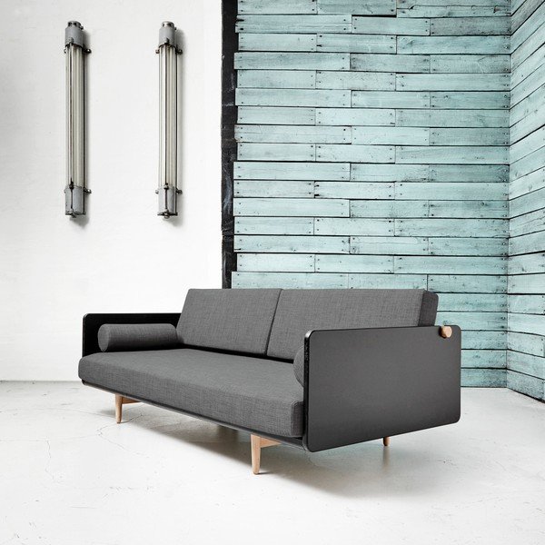 Variabilni kavč Karup Deva Black/Raw Oak/Granite Grey-image-2