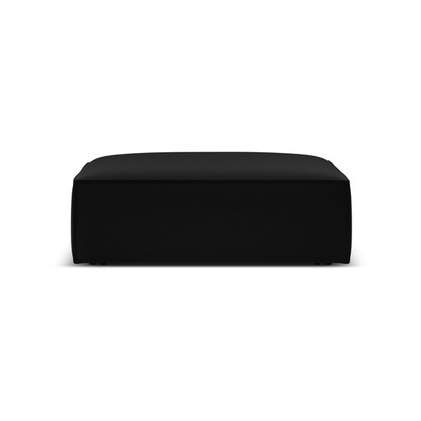 Črn žameten tabure Vanda – Mazzini Sofas