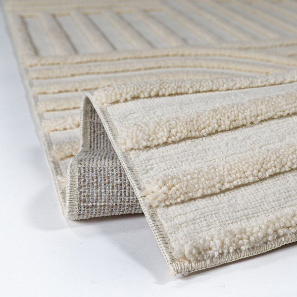 Kremno bela preproga 133x190 cm Elara – Flair Rugs-image-4