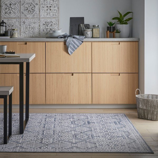 Siva pralna preproga 290x200 cm Cora - Flair Rugs-image-1