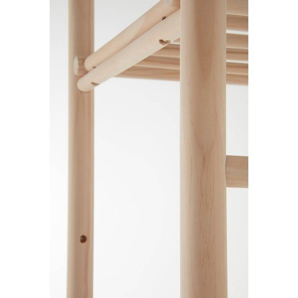 Set za hodnik iz masivnega bora v svetli naravni barvi 100x200x40 cm Woodley – Jotex-image-4