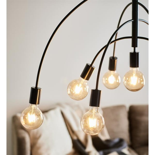 Črna viseča stropna svetilka Markslöjd Lavello, širina 94,5 cm-image-1