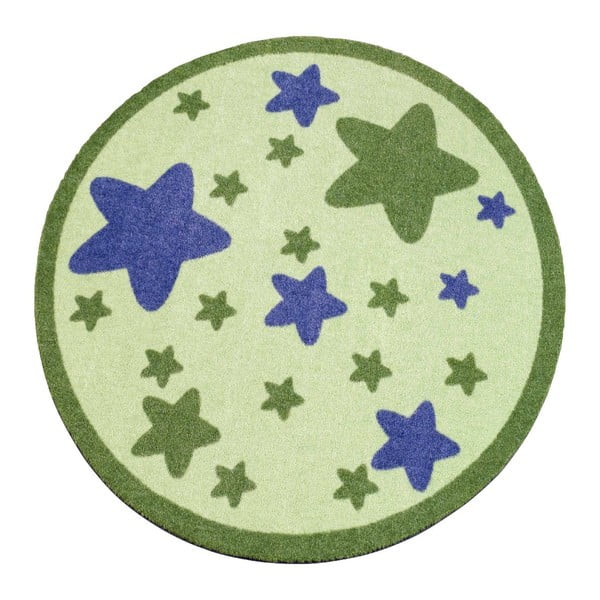 Otroška zelena preproga Zala Living Star, ⌀ 100 cm