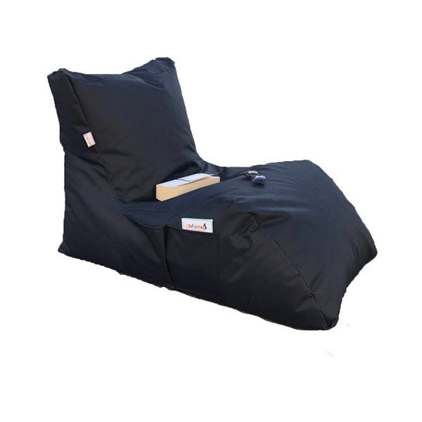 Črna vrtna sedežna vreča Daybed – Floriane Garden