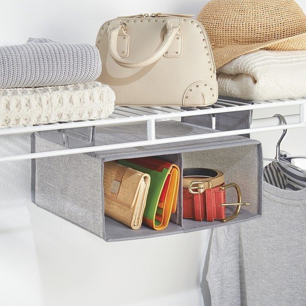 Siv viseči organizator z velcrojem InterDesign Aldo-image-1