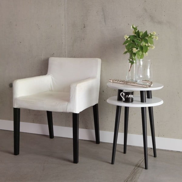 Rožnata stranska mizica Ragaba UFO, Ø 45 cm-image-1