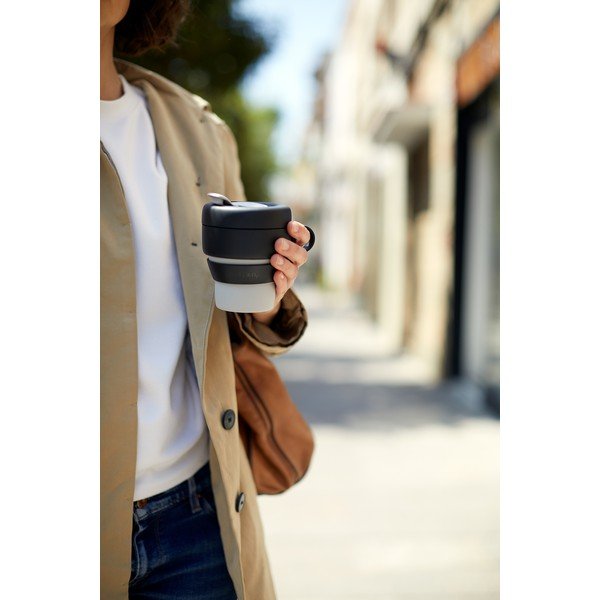 Črn termo lonček 400 ml To Go – Lékué-image-3