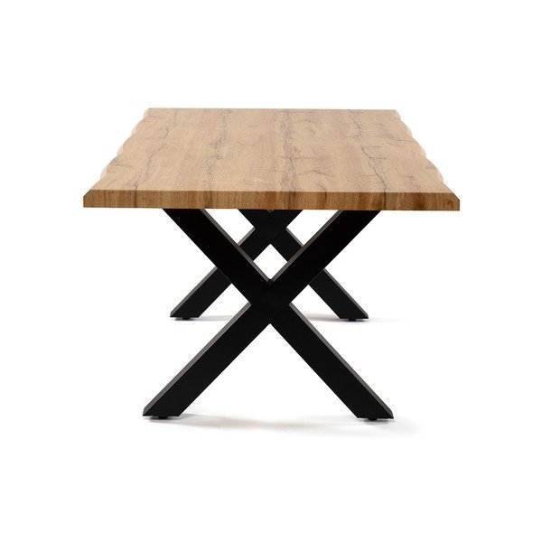 Jedilna miza v hrastovem dekorju 90x160 cm Kora – Bonami Essentials-image-3